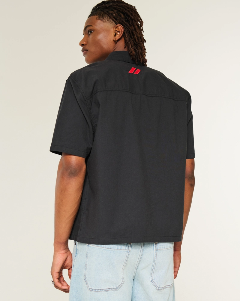 Boxy Short-Sleeve Dodge Hellcat Graphic Shirt