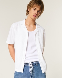 Short-Sleeve Seersucker Shirt