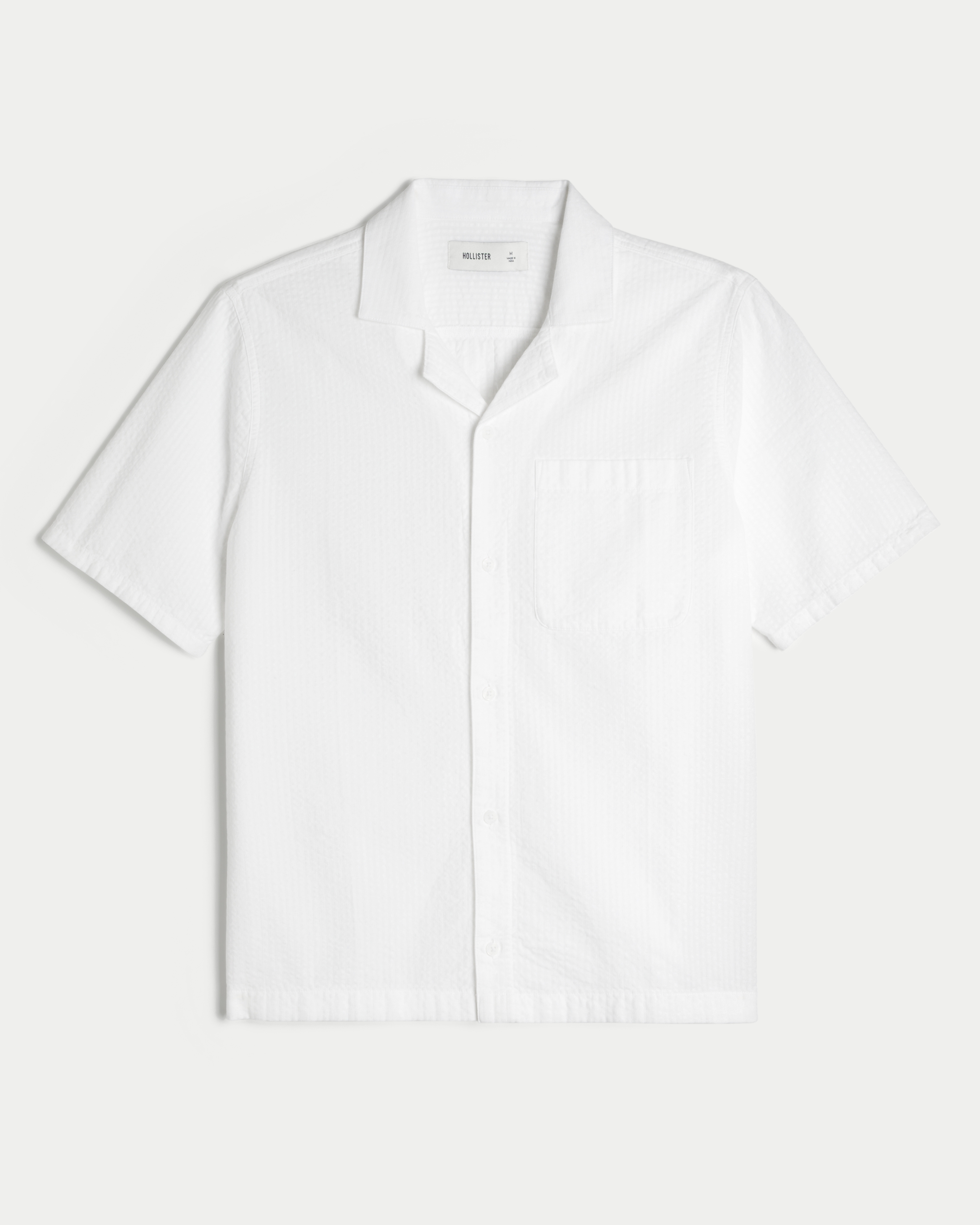 Short-Sleeve Seersucker Shirt
