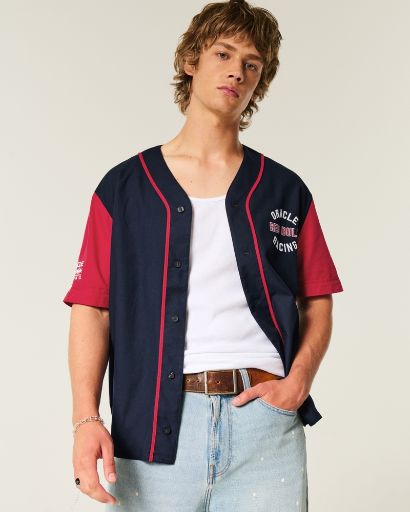 Boxy Oracle Red Bull Racing Baseball Jersey