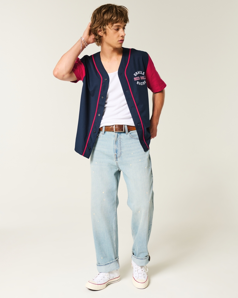 Boxy Oracle Red Bull Racing Baseball Jersey