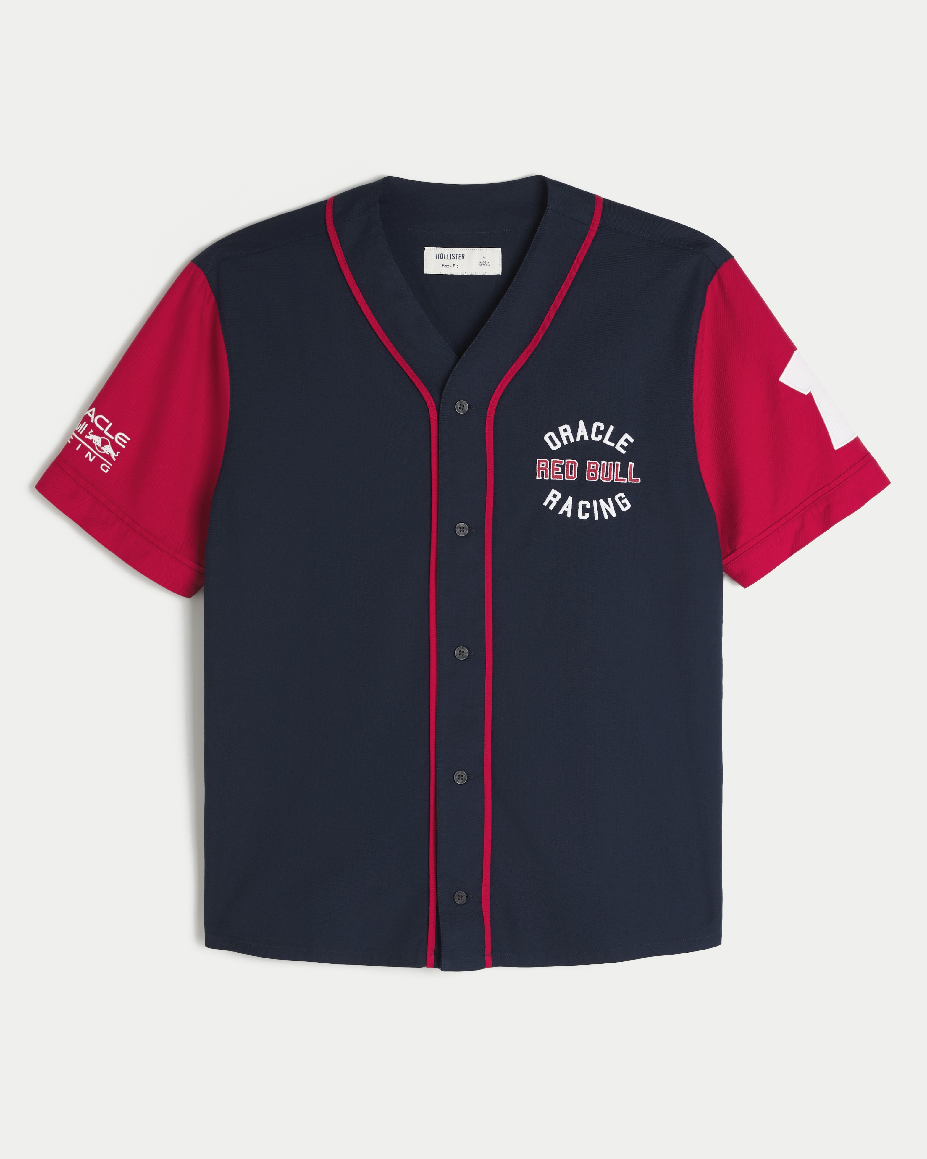 Hollister Boxy Oracle Red Bull Racing Baseball Jersey at Hamilton