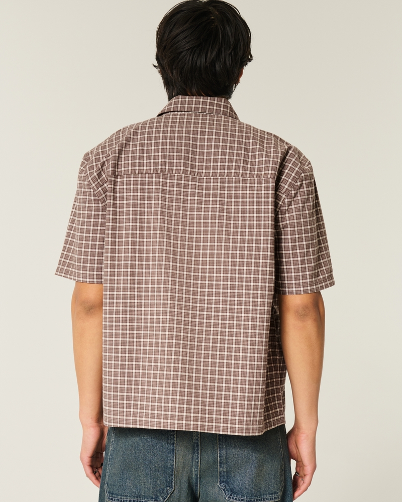 Boxy Short-Sleeve Playing Card Graphic Shirt
