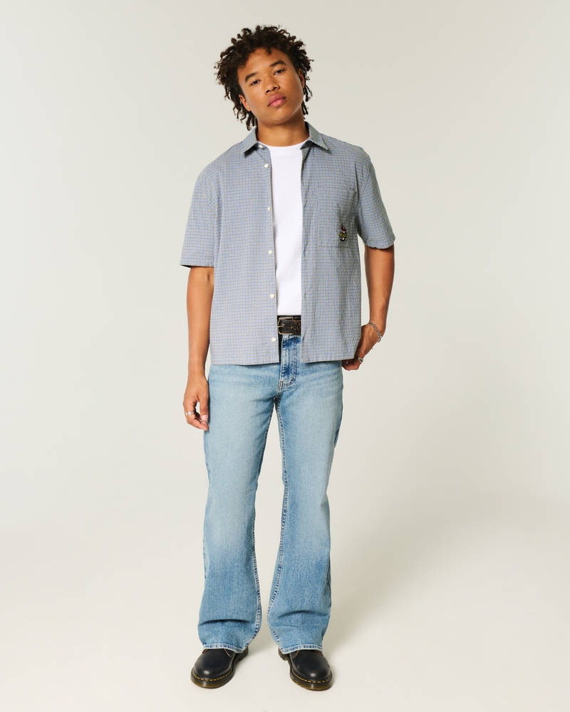 Boxy Short-Sleeve New York Graphic Shirt