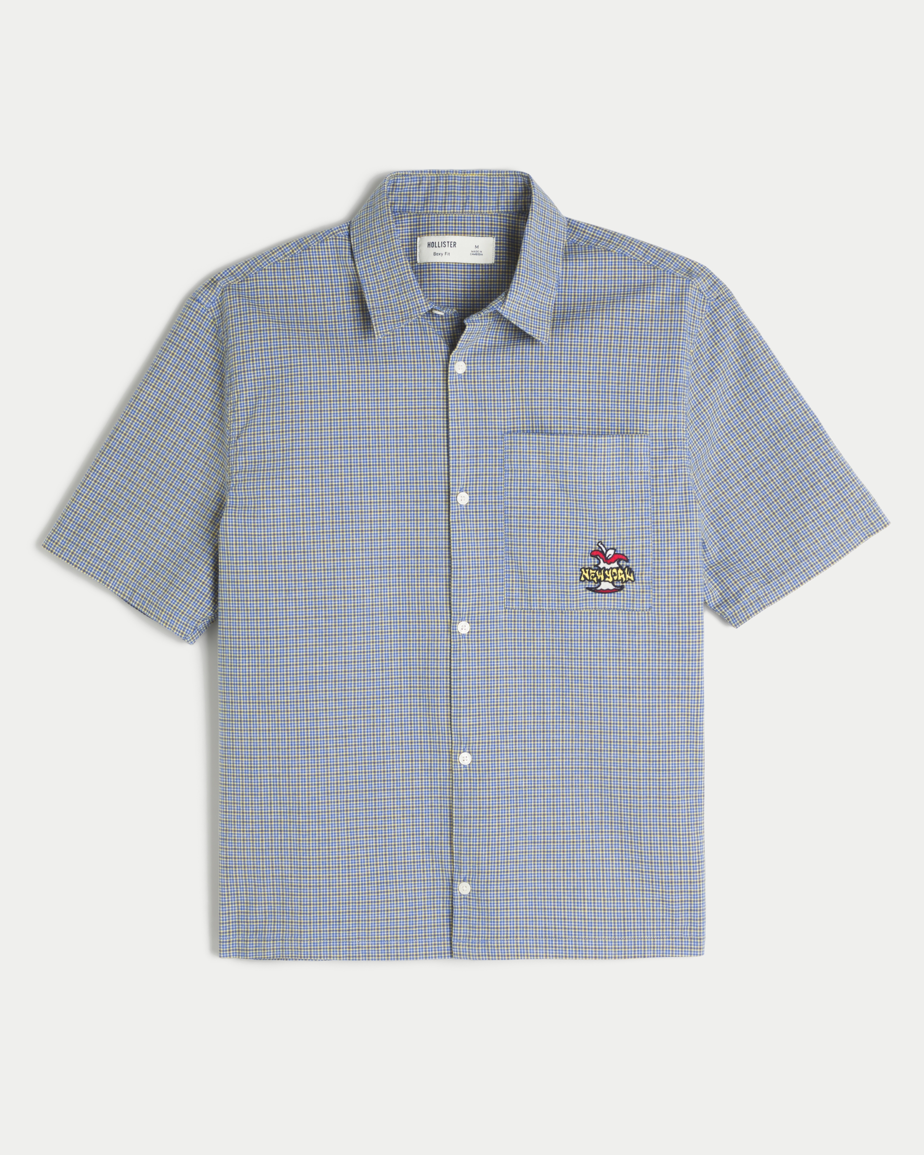 Boxy Short-Sleeve New York Graphic Shirt