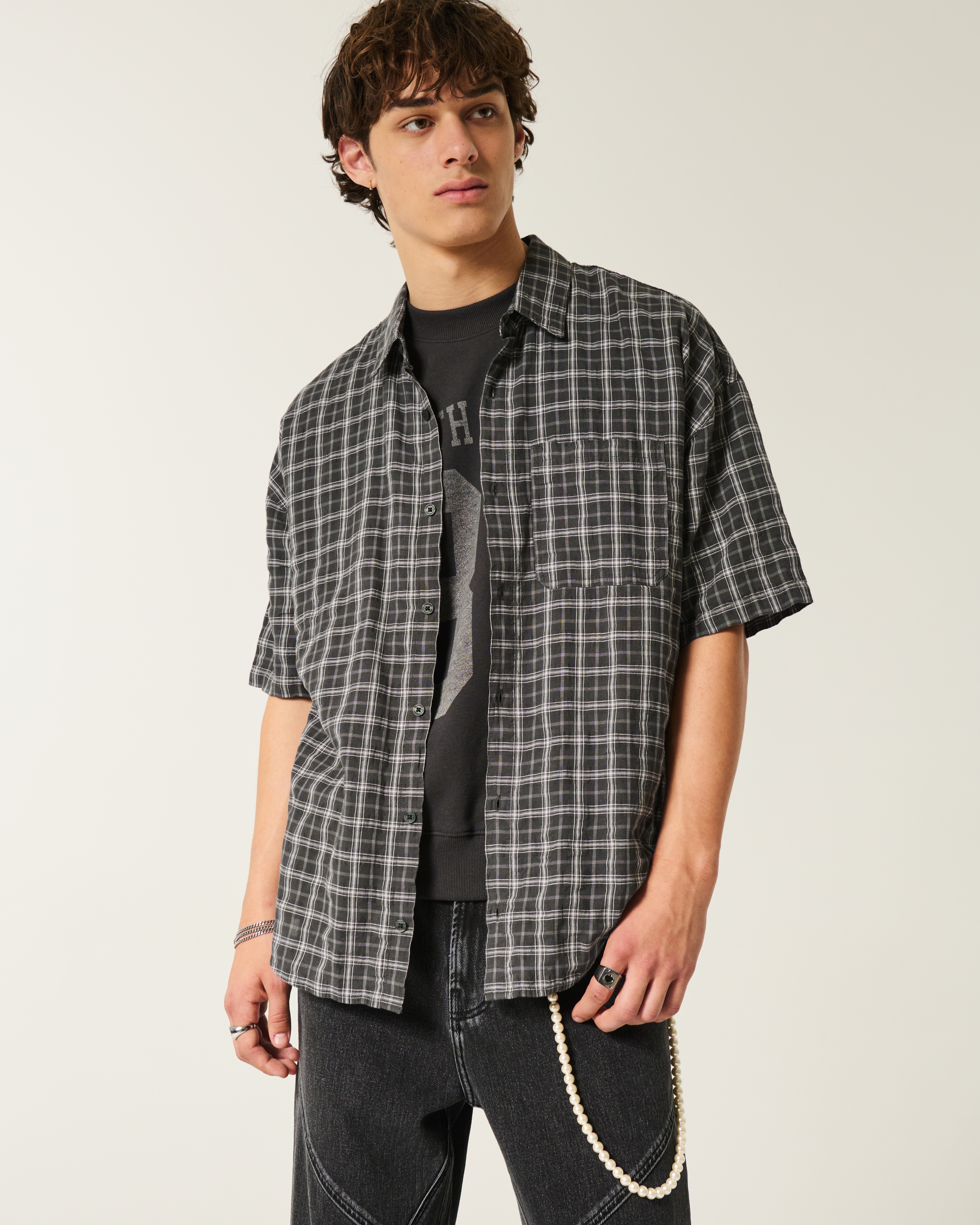 Baggy Short-Sleeve Shirt