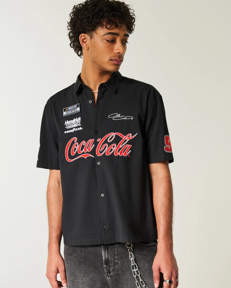Boxy Coca-Cola Racing Graphic Shirt