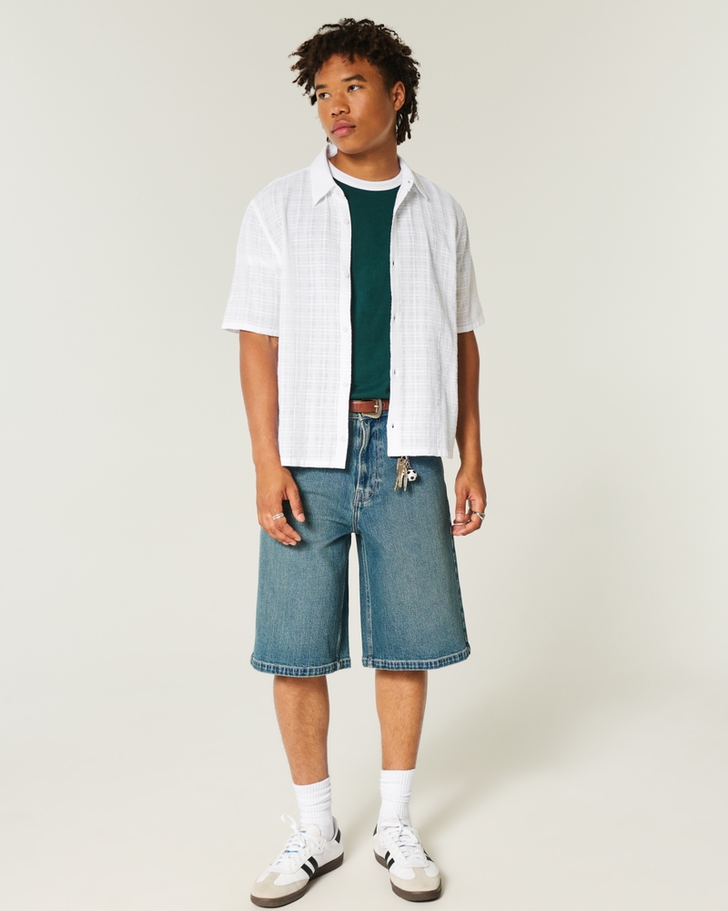 Boxy Short-Sleeve Shirt