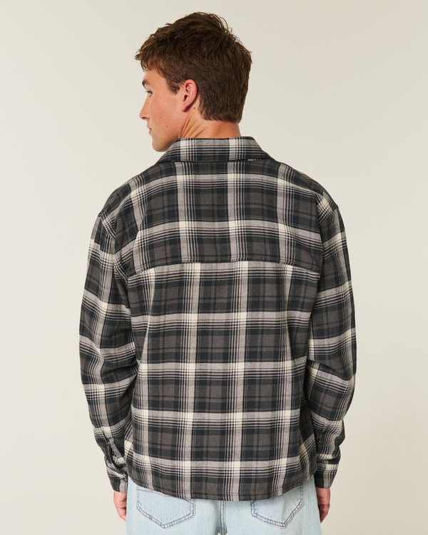 Boxy Flannel Shirt