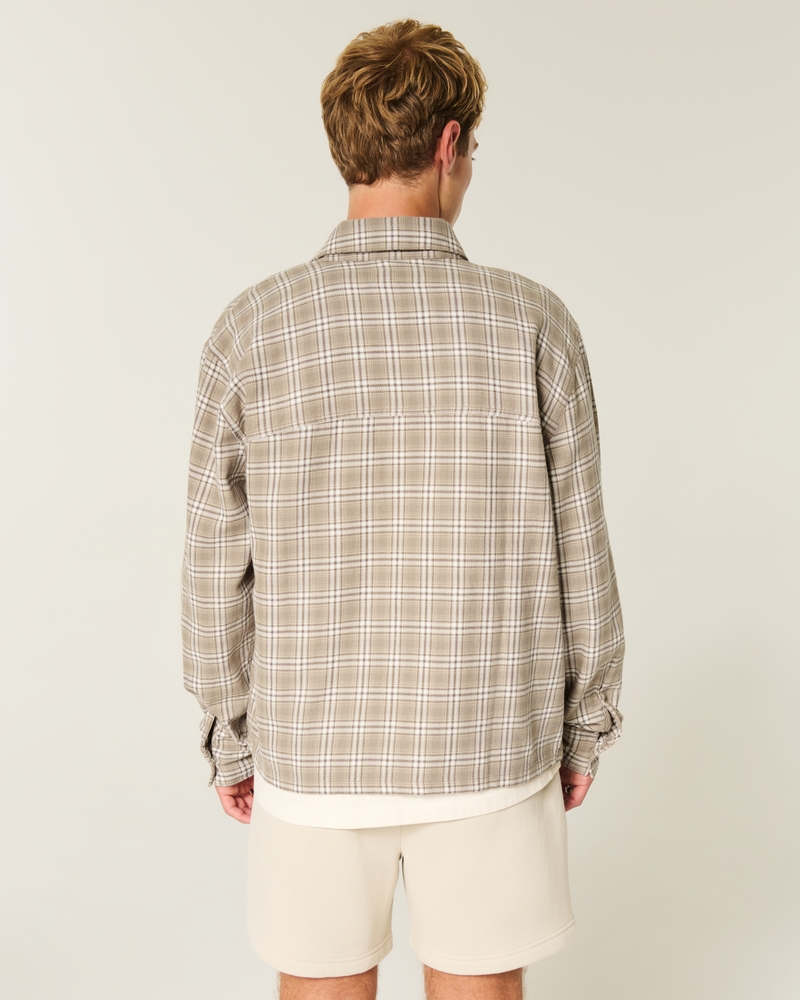 Boxy Flannel Shirt