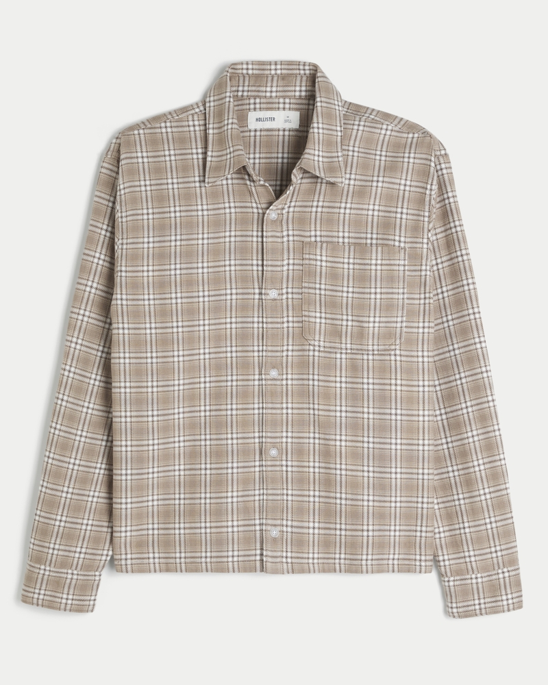 Boxy Flannel Shirt