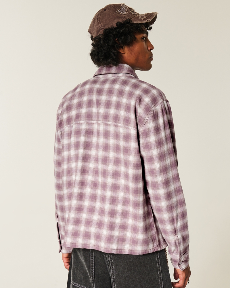 Boxy Flannel Shirt
