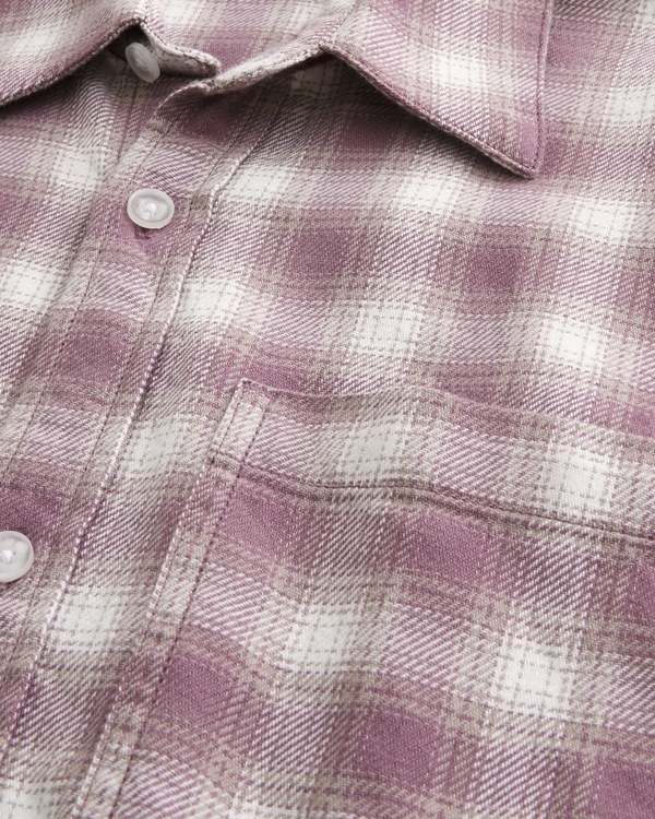 Boxy Flannel Shirt