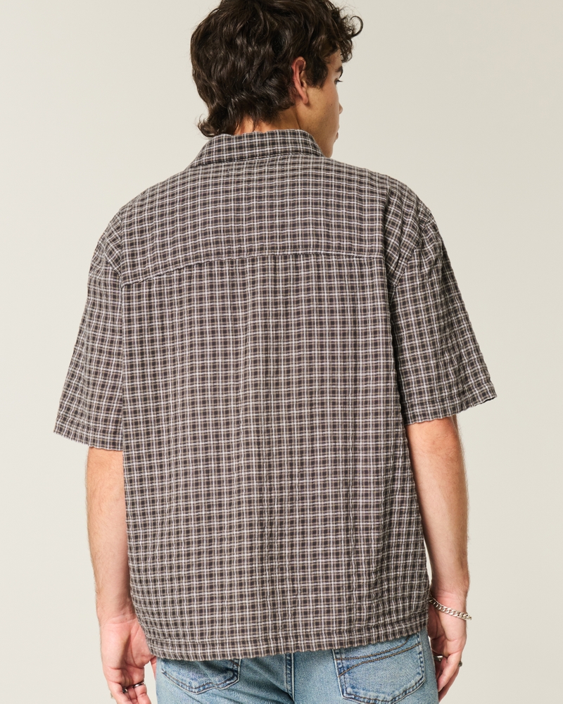 Boxy Short-Sleeve Pocket Shirt
