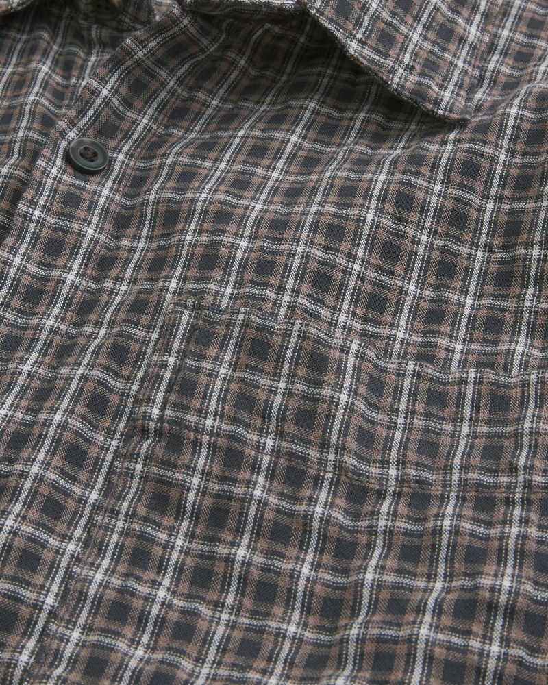Boxy Short-Sleeve Pocket Shirt