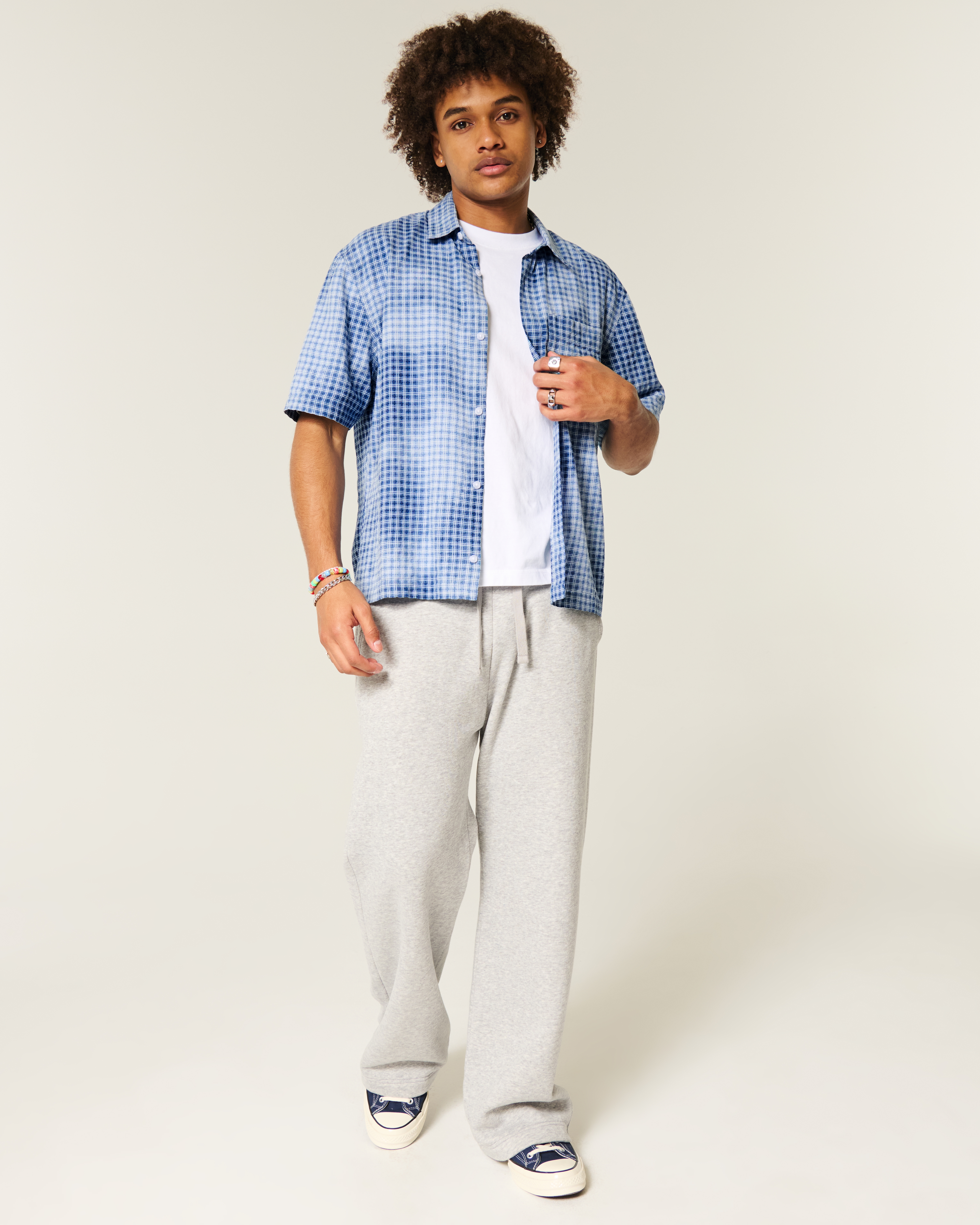 Boxy Short-Sleeve Pocket Shirt