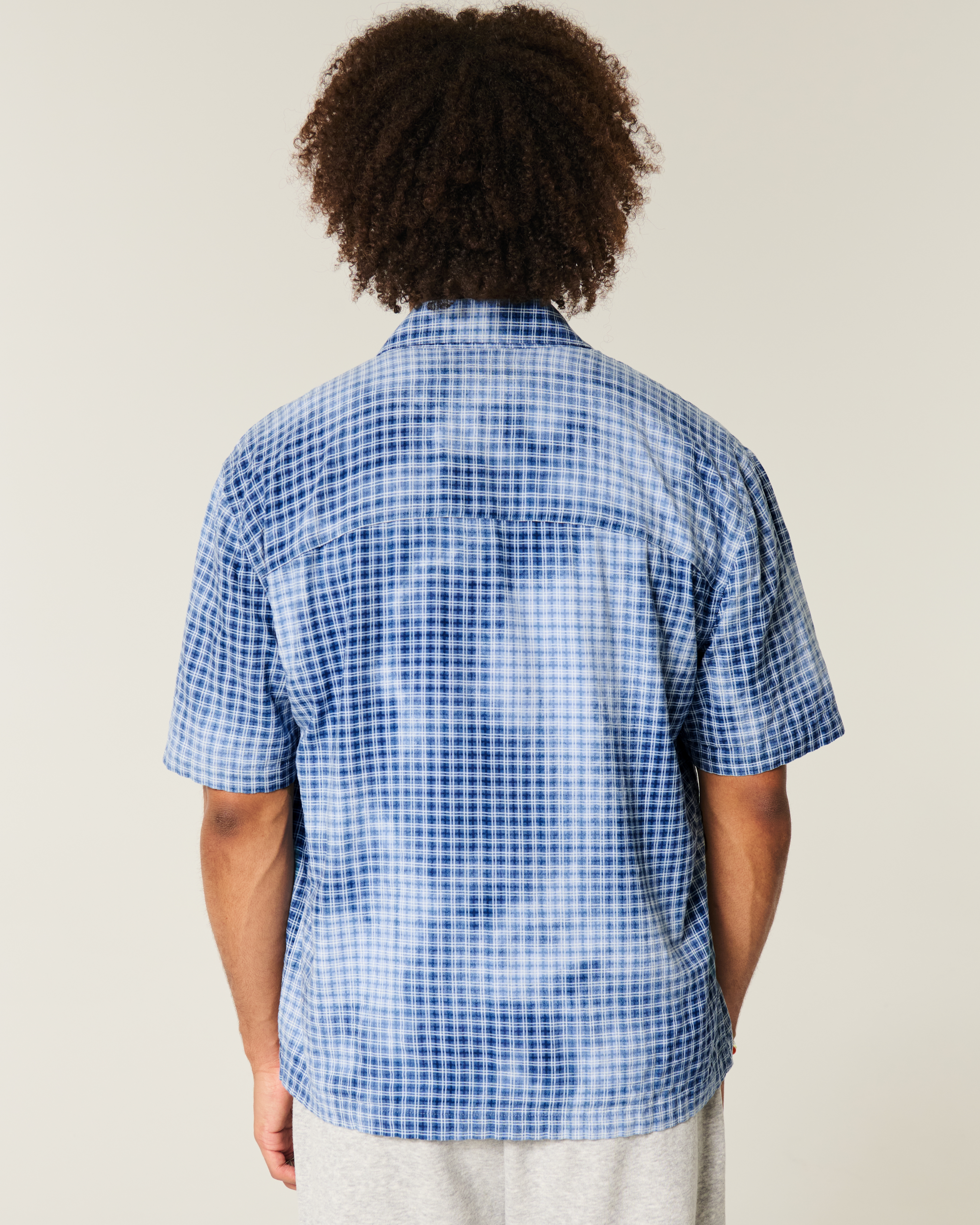 Boxy Short-Sleeve Pocket Shirt