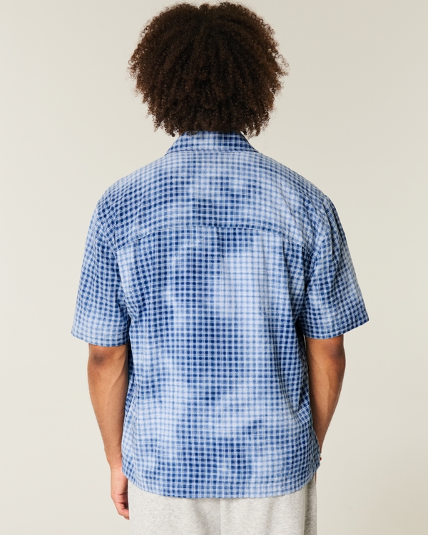 Boxy Short-Sleeve Pocket Shirt