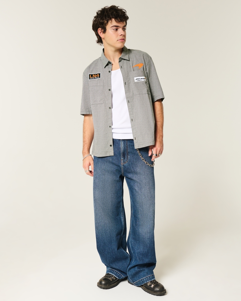 Boxy McLaren Graphic Workwear Shirt