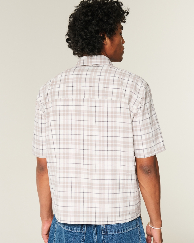 Boxy Short-Sleeve Mushroom Graphic Shirt