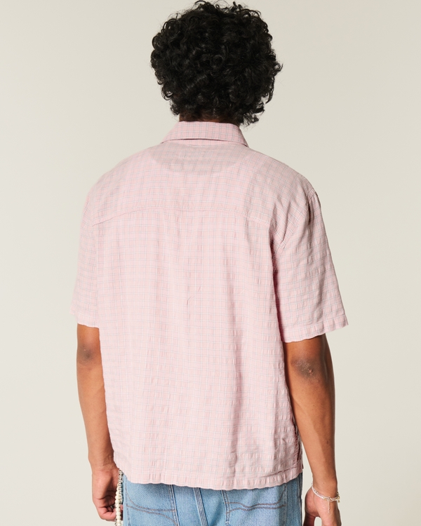 Boxy Short-Sleeve Pocket Shirt