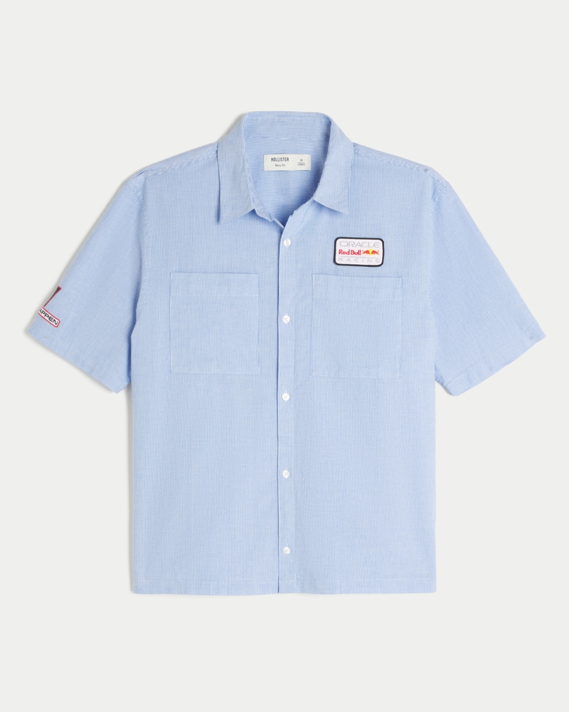 Boxy Oracle Red Bull Racing Graphic Workwear Shirt