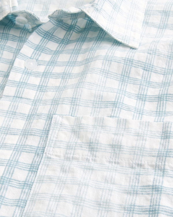 Boxy Short-Sleeve Pocket Shirt