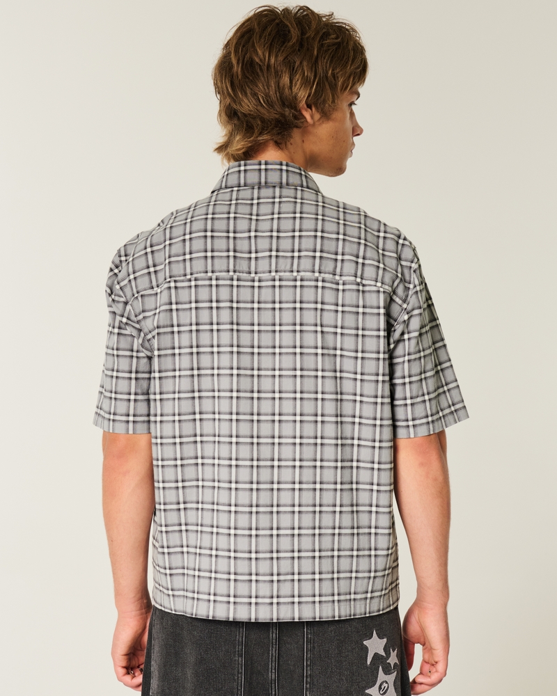 Boxy Short-Sleeve Cherry Graphic Shirt