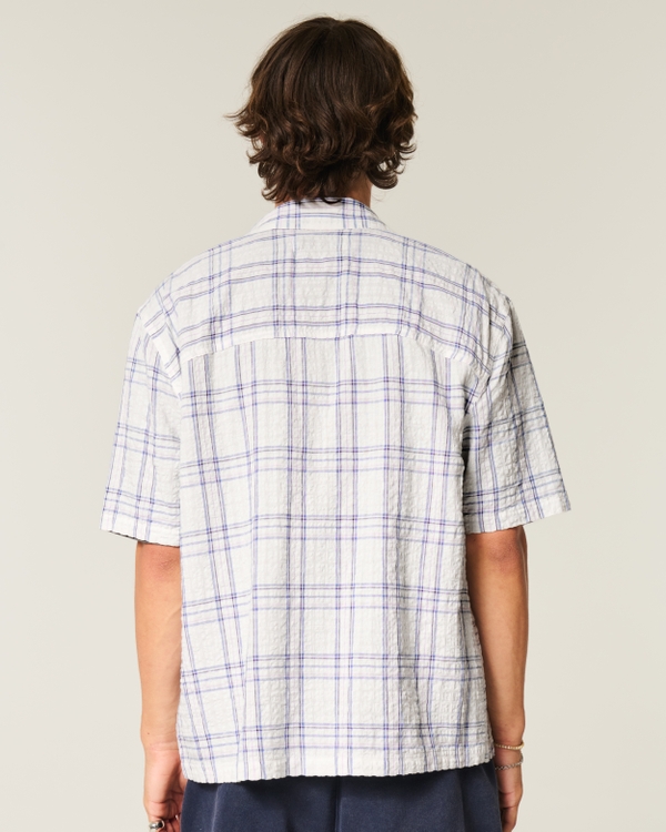 Boxy Short-Sleeve Pocket Shirt