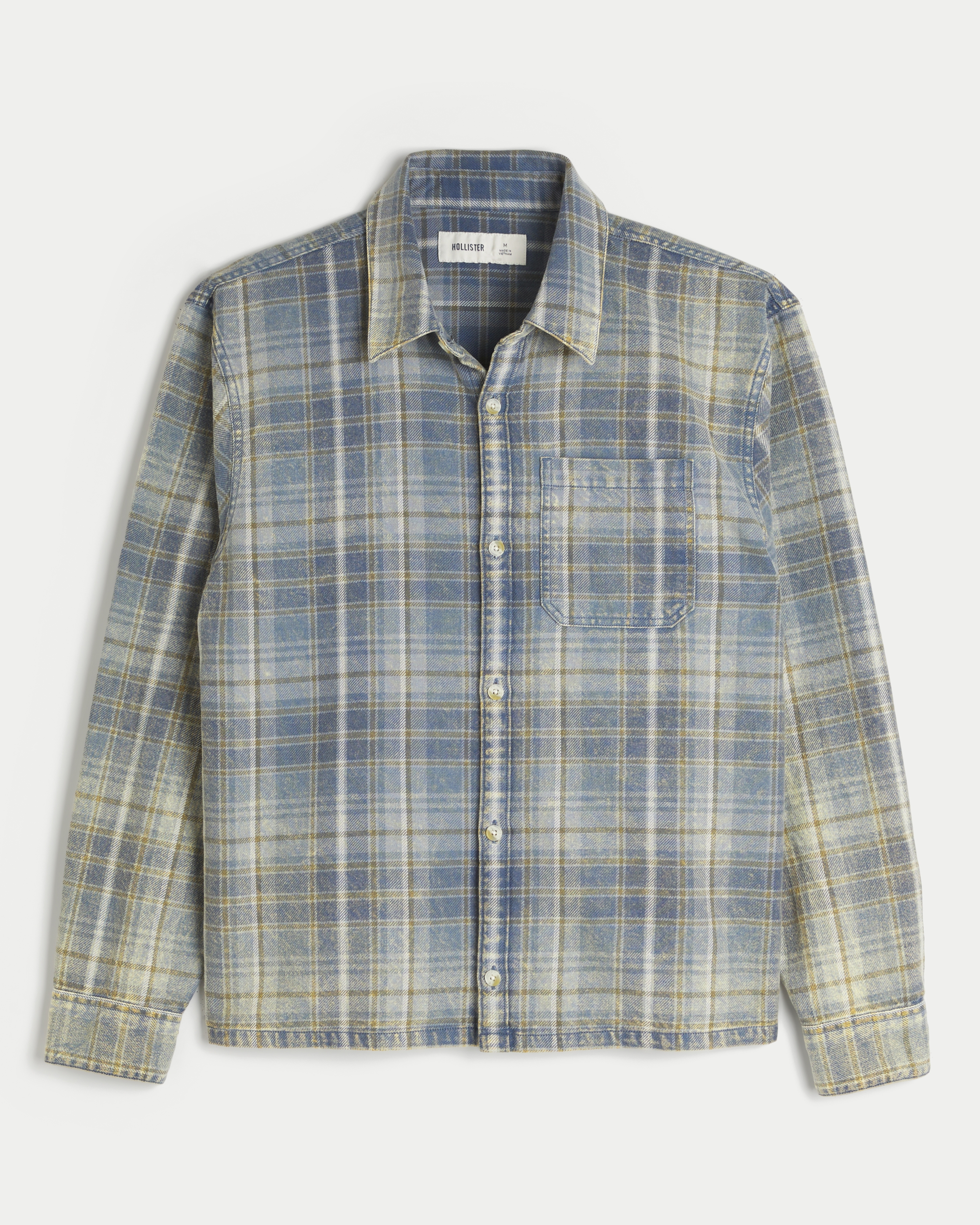 Long-Sleeve Flannel Shirt
