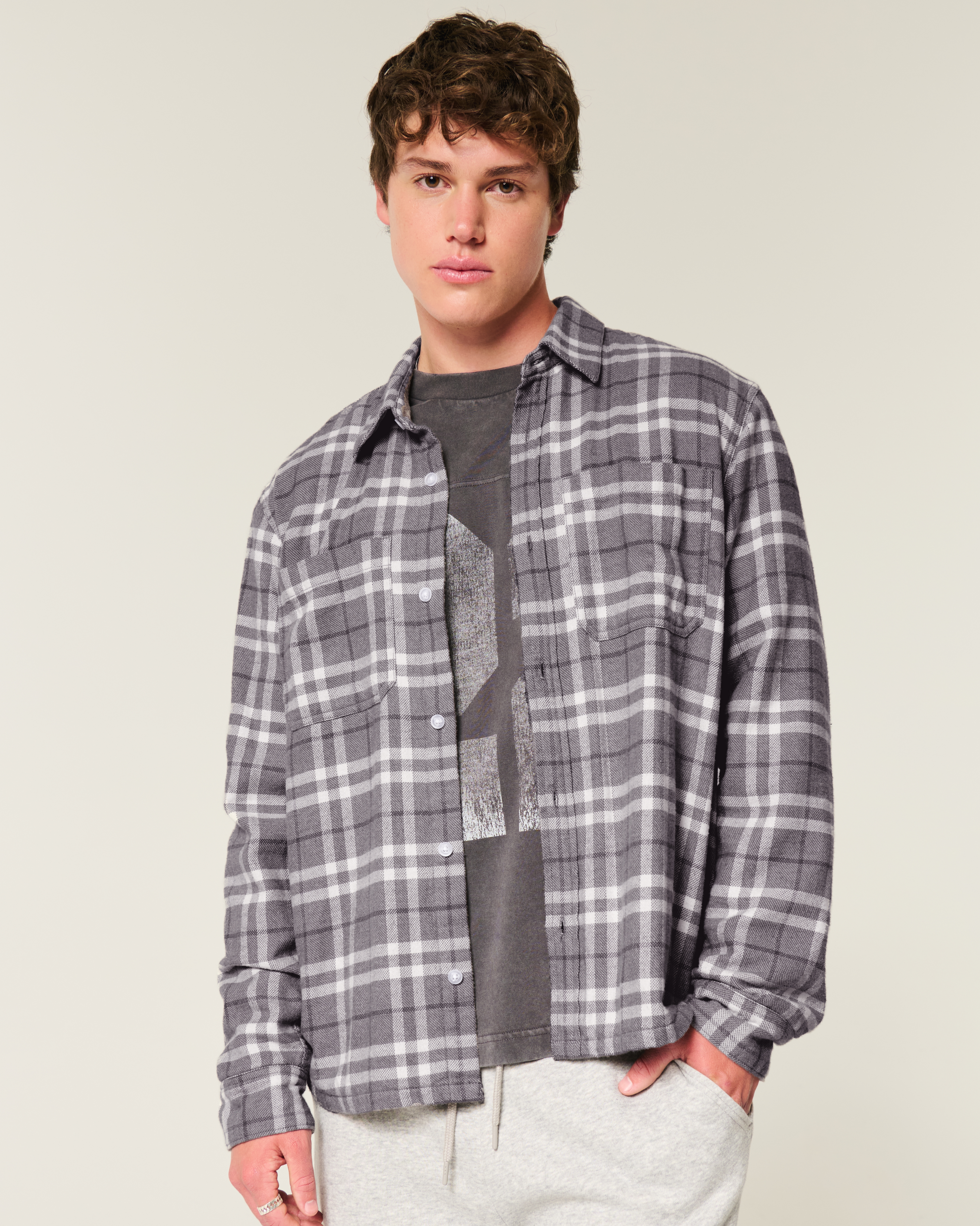 Thermal-Lined Flannel Shirt