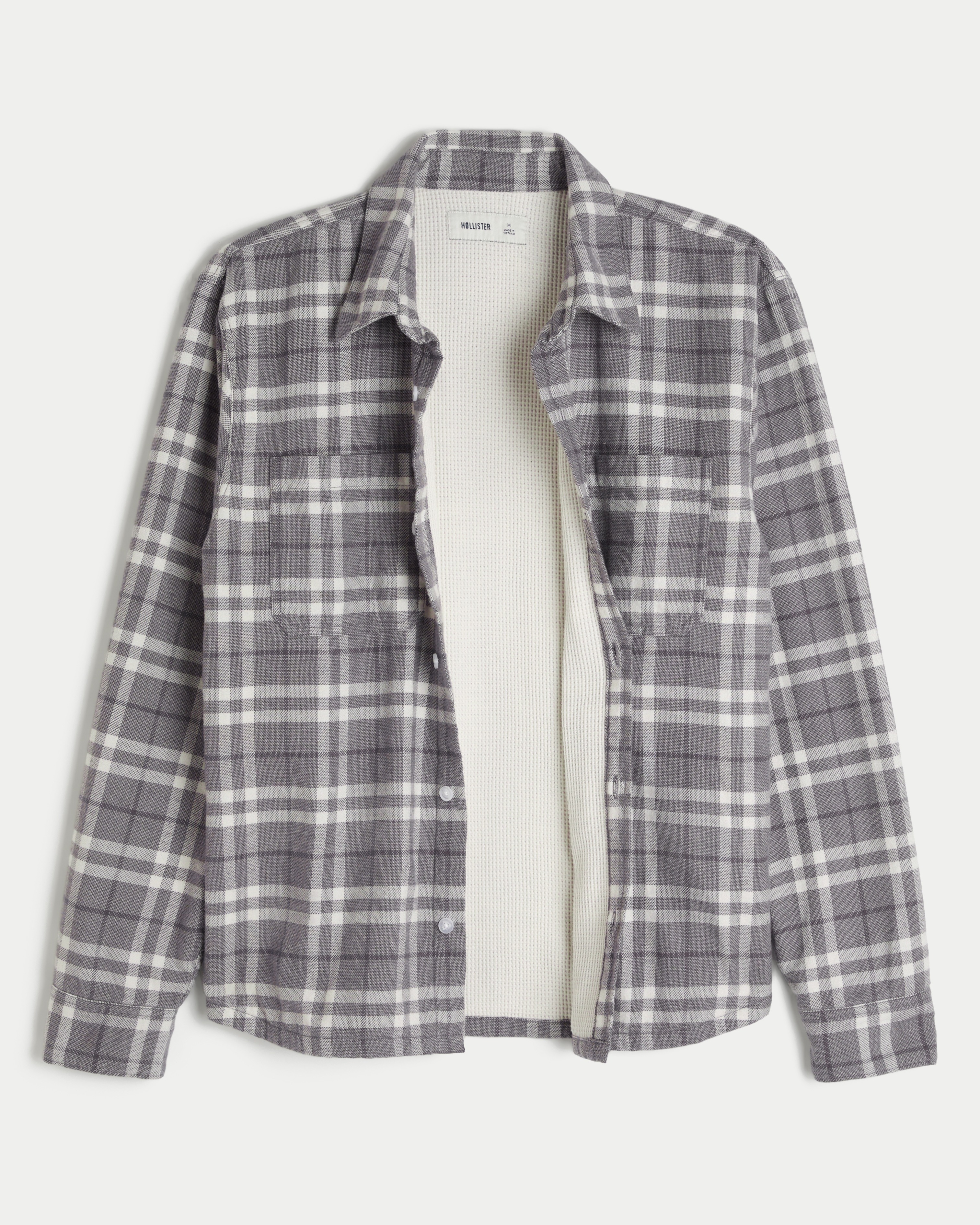 Thermal-Lined Flannel Shirt