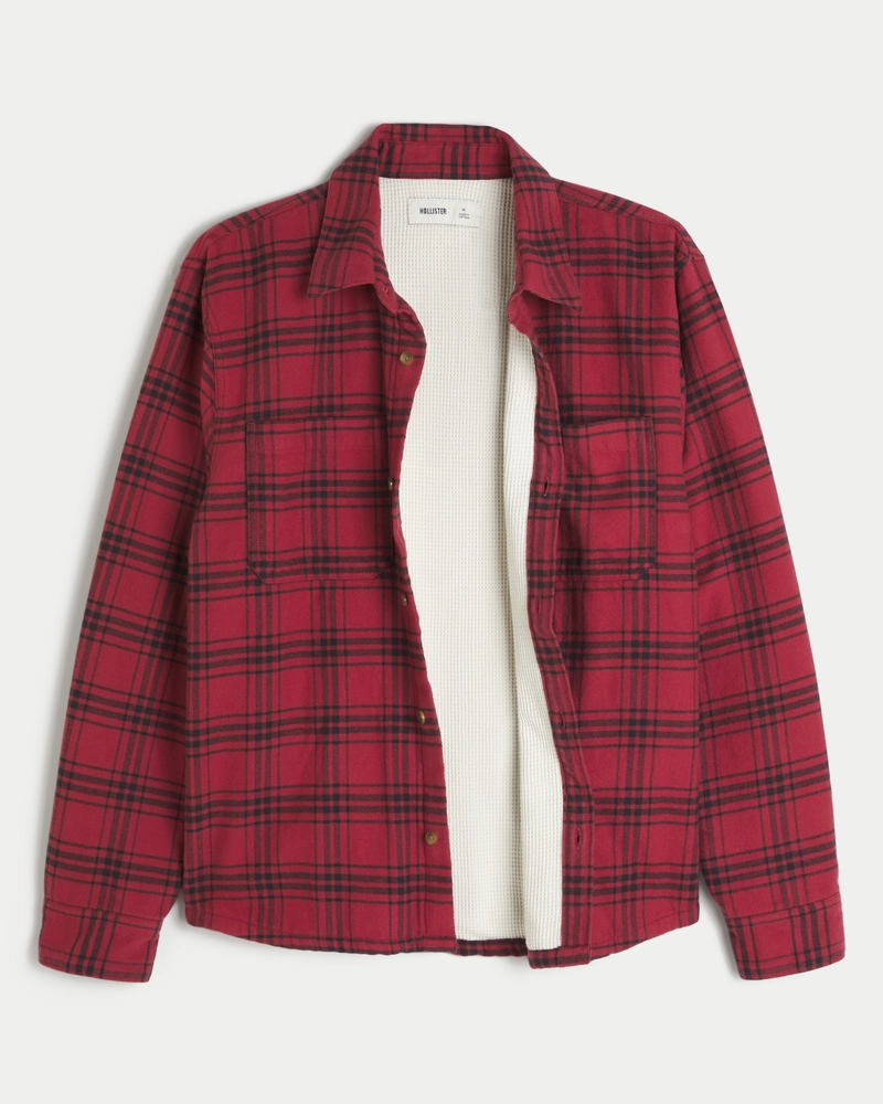 Thermal-Lined Flannel Shirt