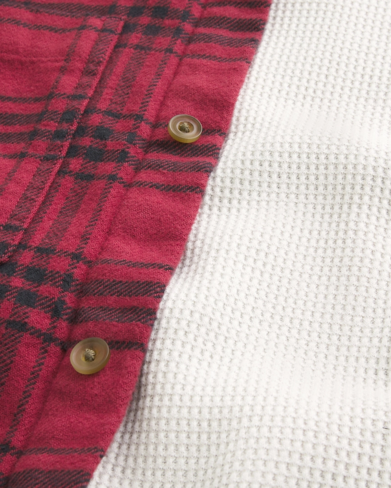 Thermal-Lined Flannel Shirt