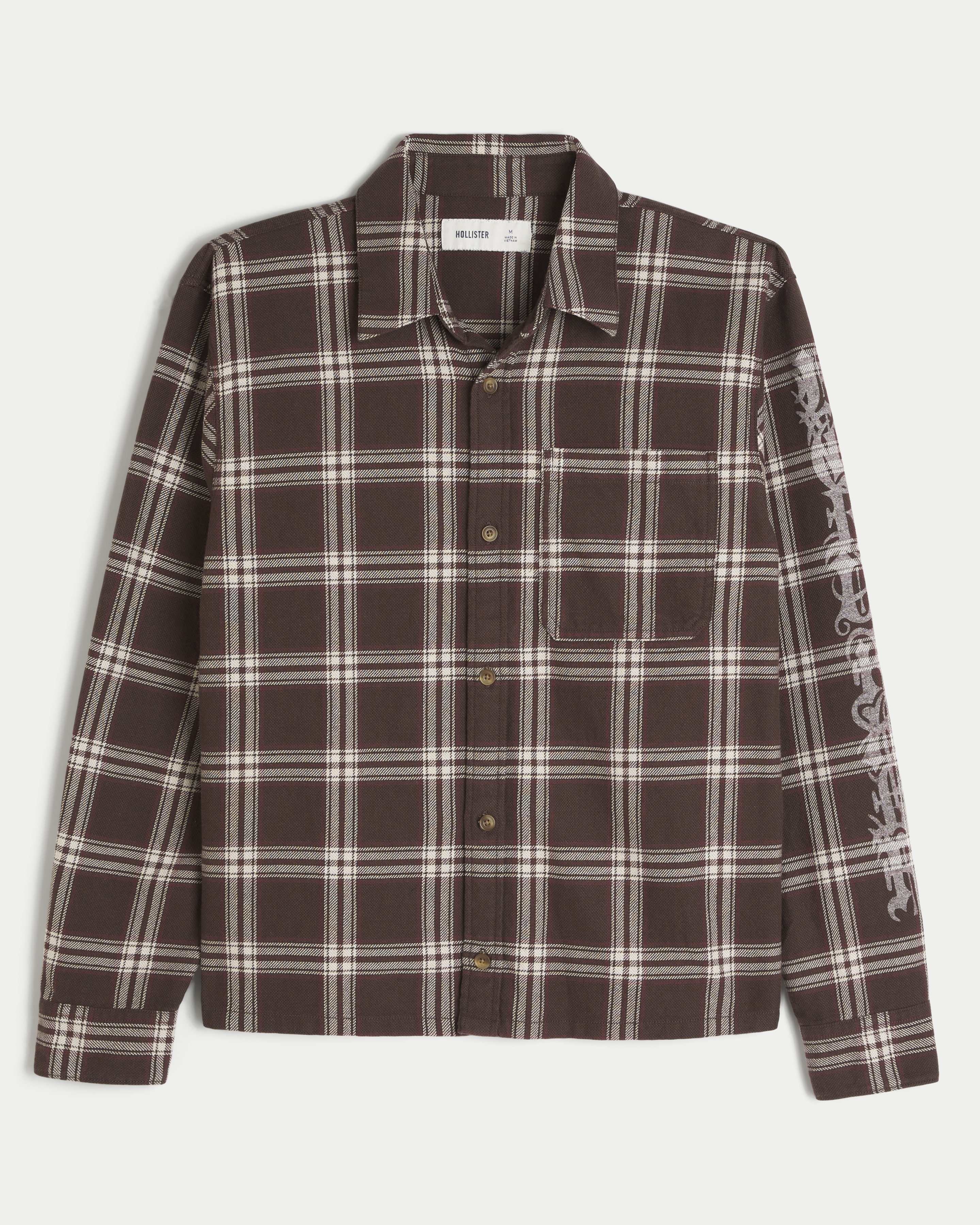 Graphic Flannel Shirt