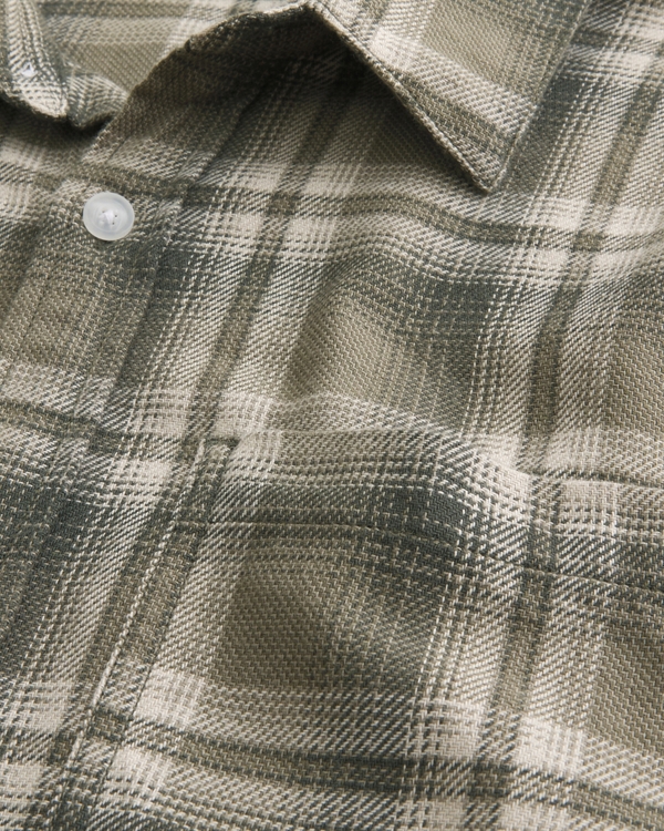 Boxy Flannel Shirt