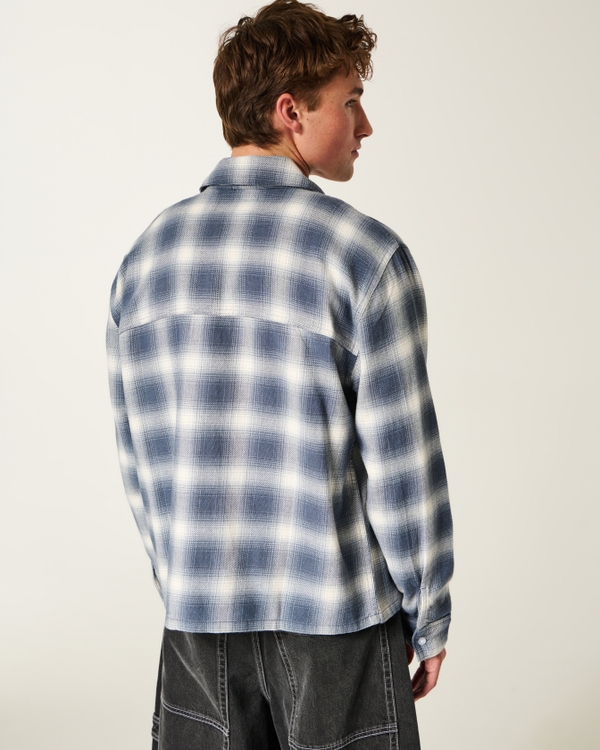 Boxy Flannel Shirt