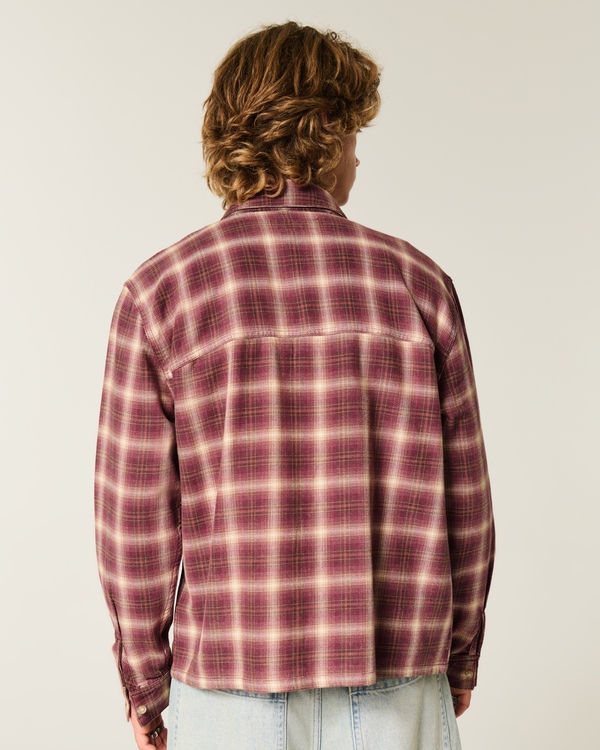 Boxy Flannel Shirt