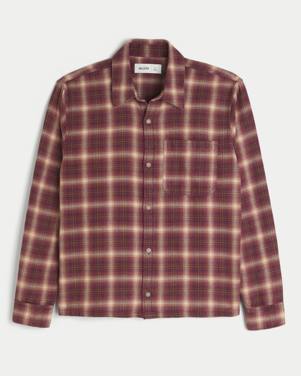 Boxy Flannel Shirt