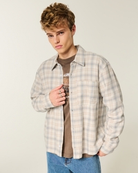 Chemise en flanelle Boxy