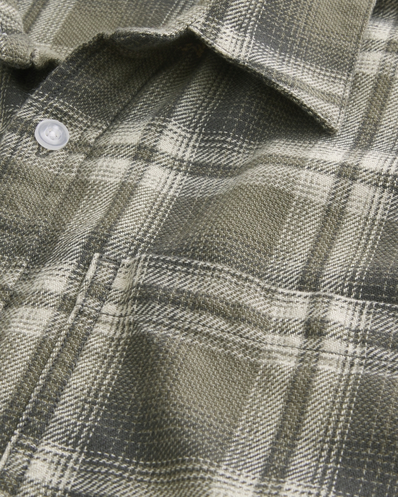 Long-Sleeve Flannel Shirt