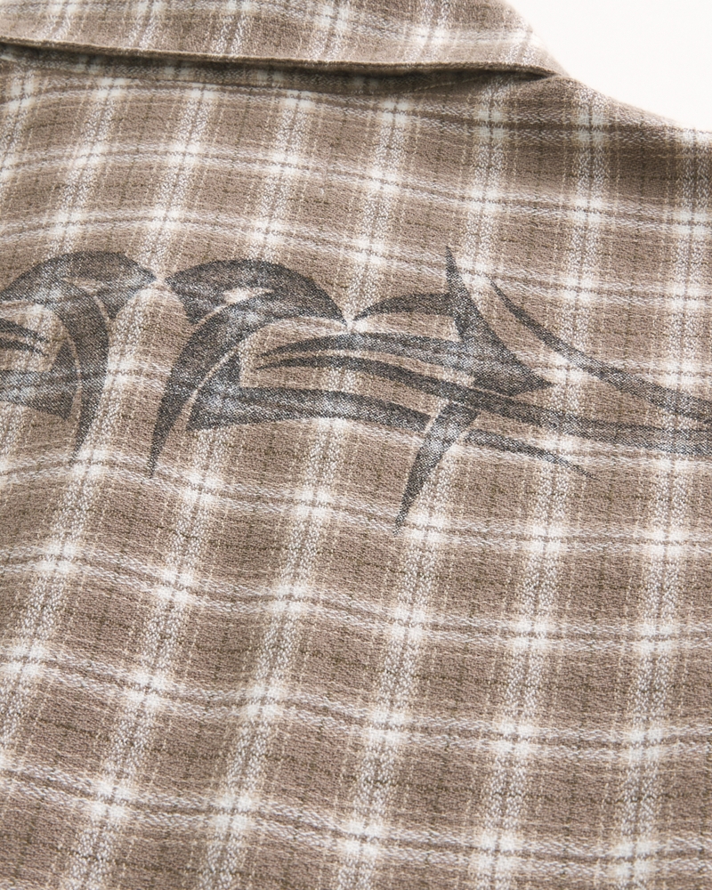 Boxy Short-Sleeve Graphic Shirt