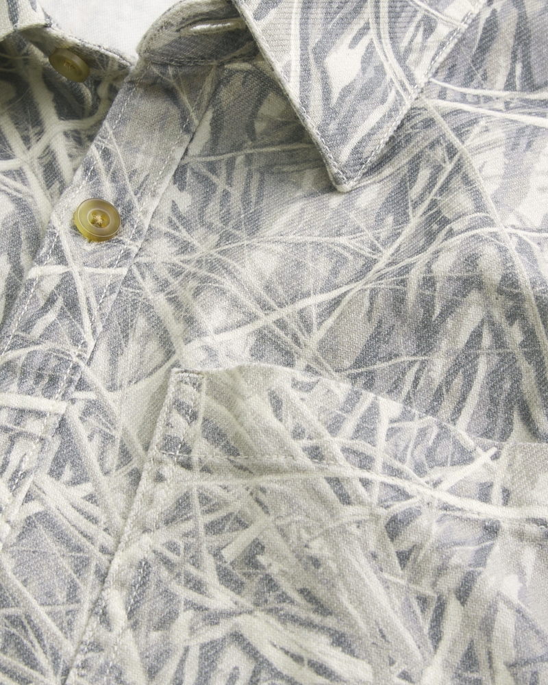Boxy Flannel Shirt