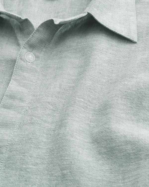 トップス Butcher Products linen shirts 15 Men's Boxy Short-Sleeve Linen-Blend Shirt | Men's Tops
