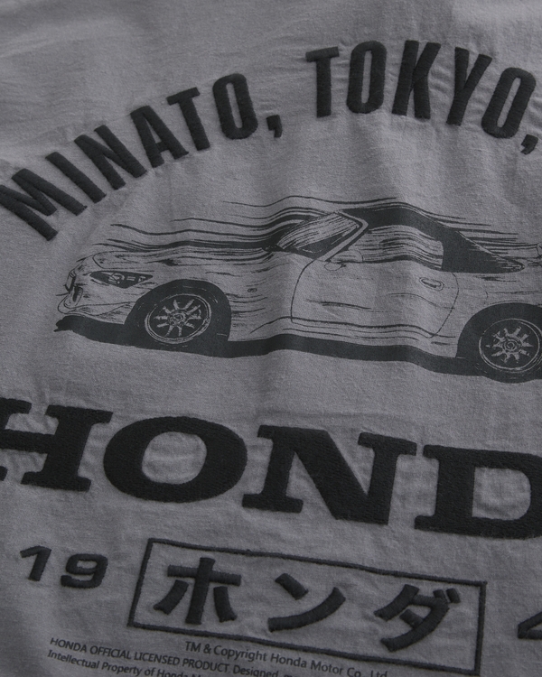 Men's Boxy Honda Graphic Mechanic Shirt | Men's Clearance