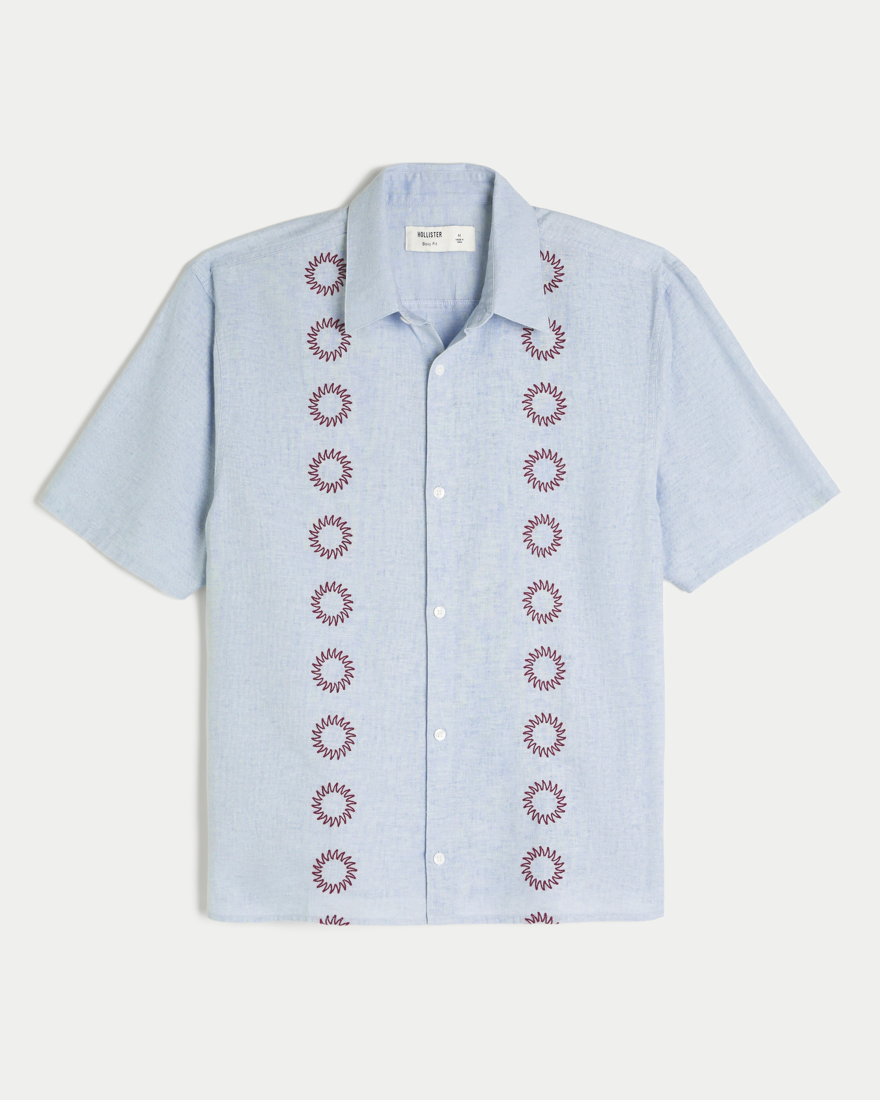 Boxy Embroidered Shirt