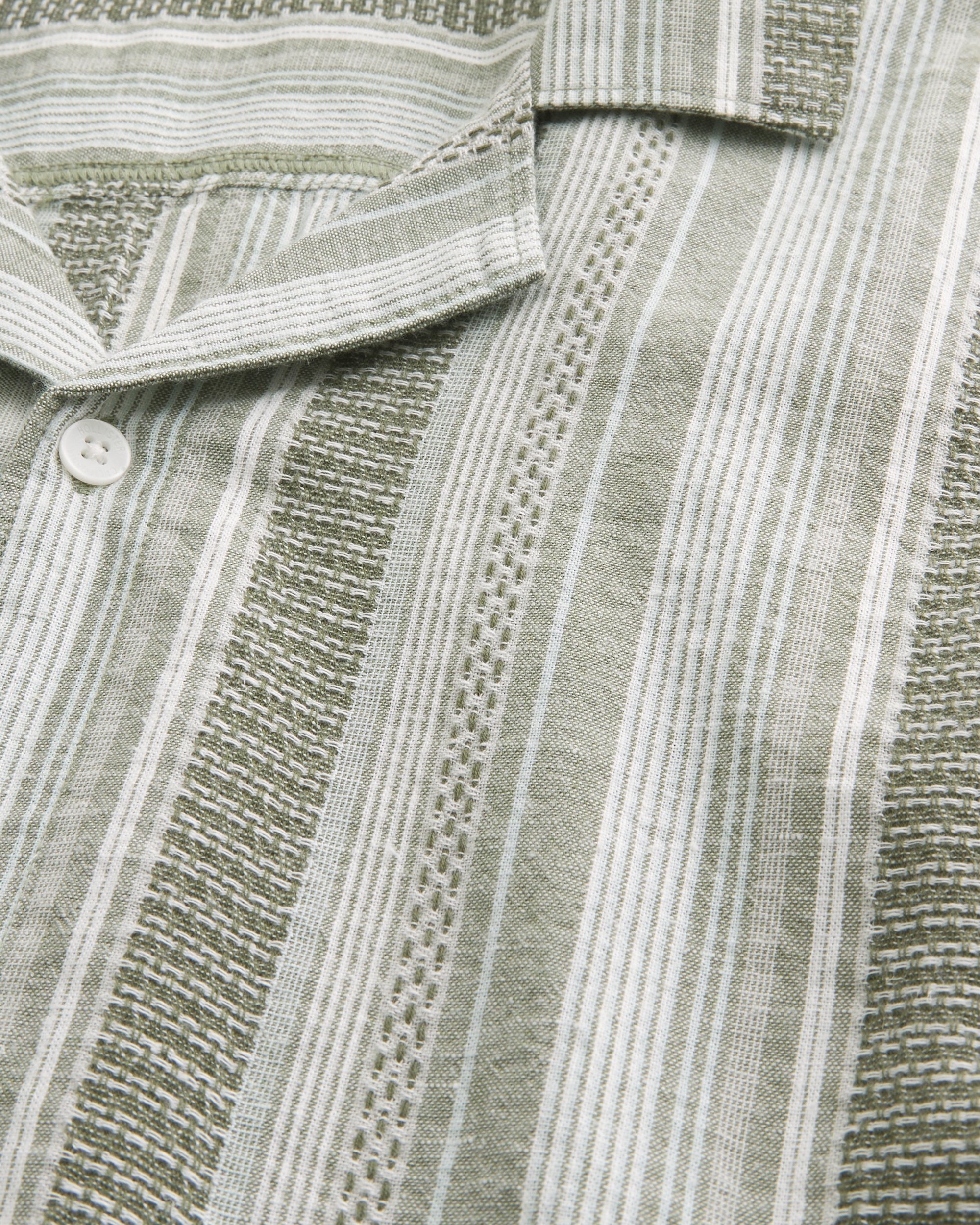 Boxy Short-Sleeve Textural Shirt