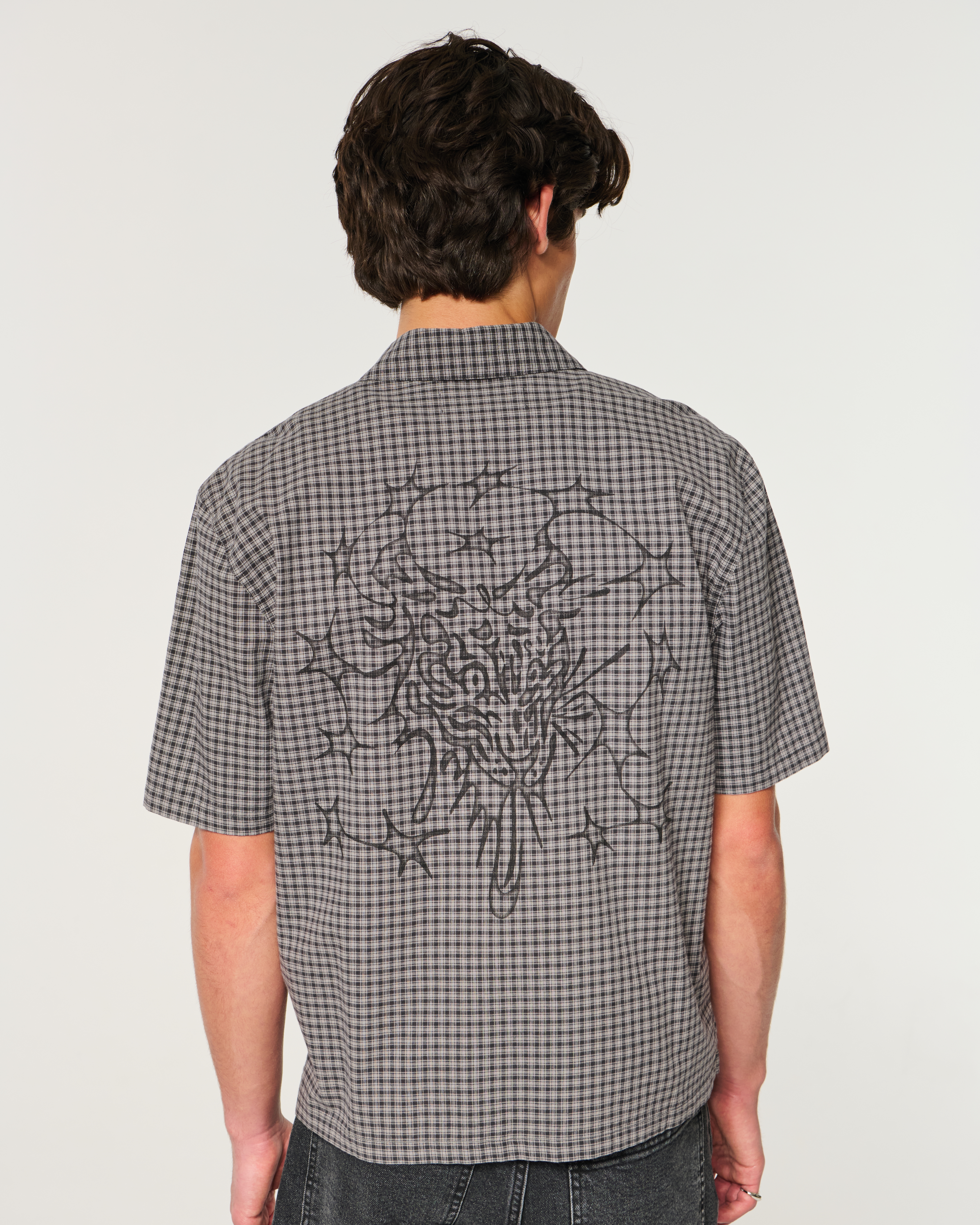 Boxy Short-Sleeve Graphic Shirt