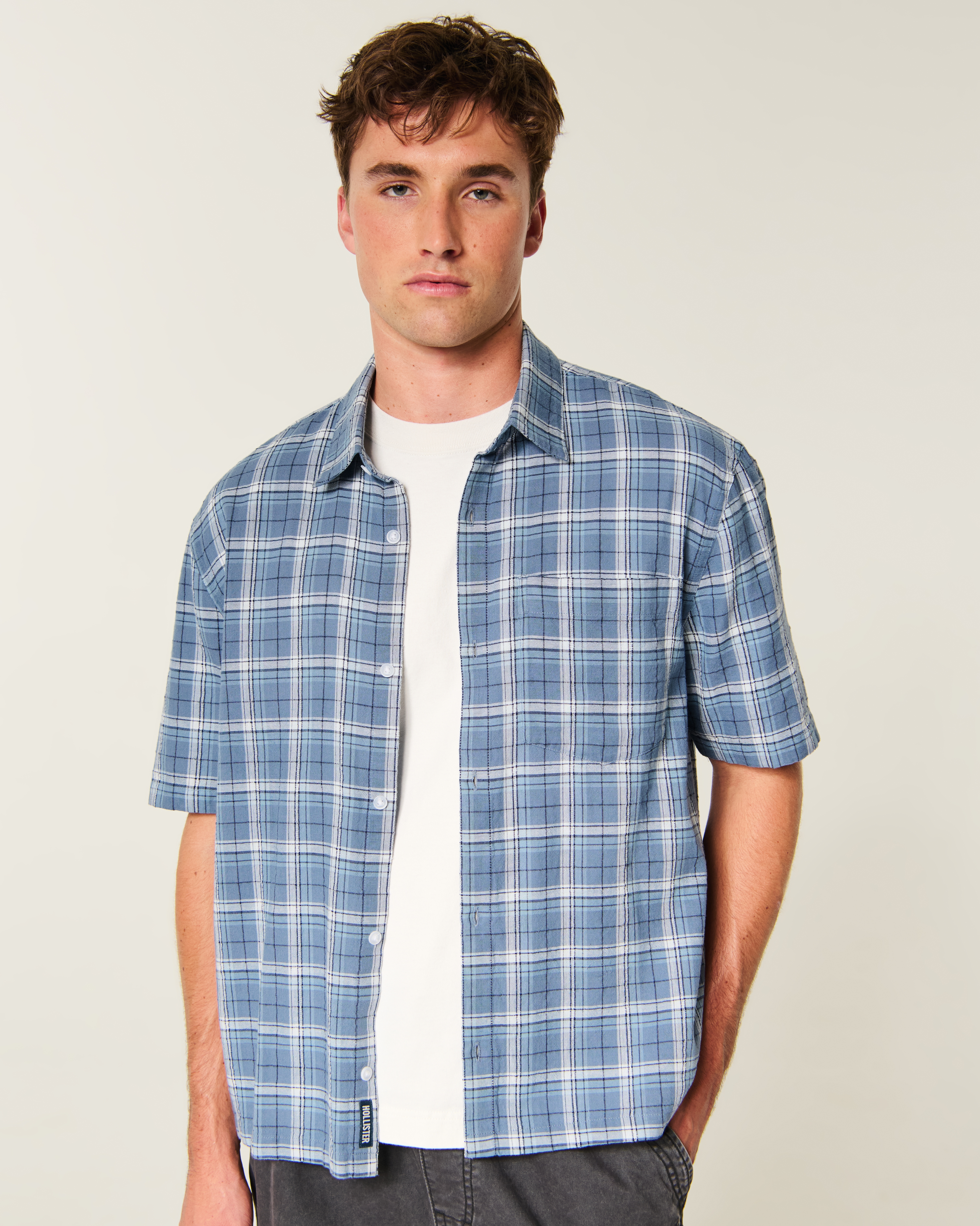 Boxy Short-Sleeve Shirt