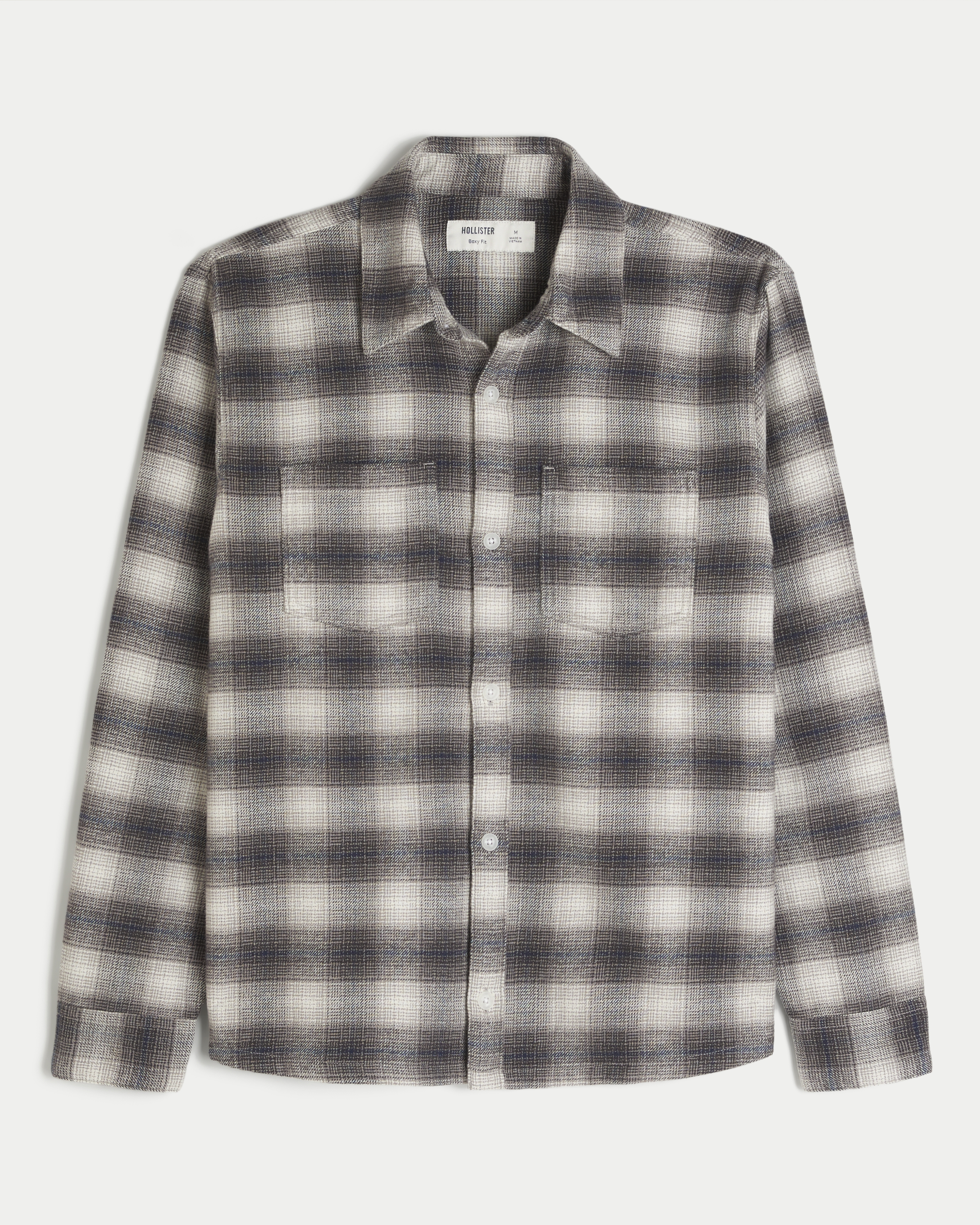 Boxy Flannel Shirt